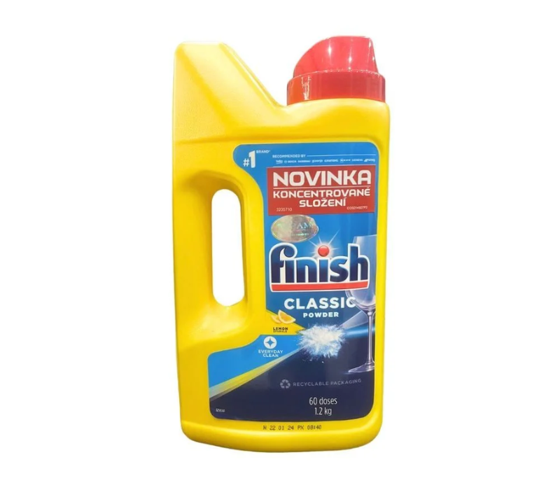 Bột Rửa Bát Finish 1.2Kg Hương Chanh