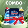 Combo Gel Rửa Bát Finish All In One Shine&Protect 650ml + Muối 1.5kg + Nước bóng 800ml