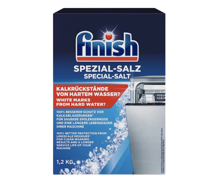 Combo Viên Rửa Bát Finish Quantum All in 1 74 Viên Hương Chanh + Muối 1.2kg + Nước bóng 800ml