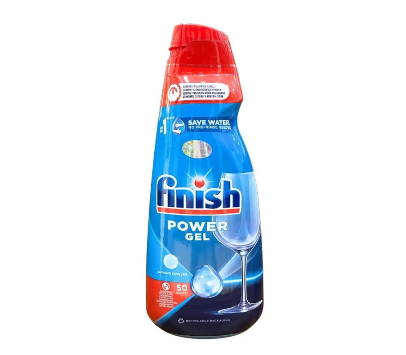 Gel Rửa Bát Finish All In One Max 1L