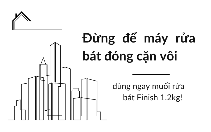 muối rửa bát Finish 1.2kg