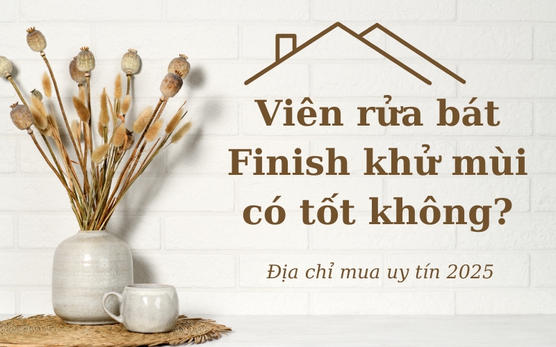 viên rửa bát Finish khử mùi